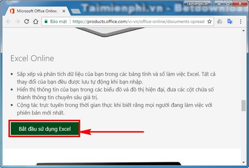 cach su dung excel online truc tuyen tren may tinh 2