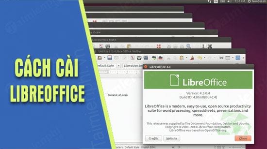 Cách cài LibreOffice trên Ubuntu, Linux Mint