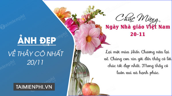 Ảnh đẹp về thầy cô, những bức ảnh thầy cô đẹp nhất 20/11