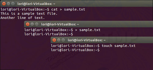 Cách tạo file Text bằng Terminal trên Linux