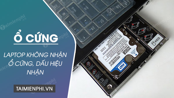 Laptop không nhận ổ cứng sửa như thế nào? Dấu hiệu nhận biết