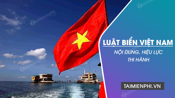 Luật biển Việt Nam 2012, Luật số 18/2012/QH13 của Quốc hội