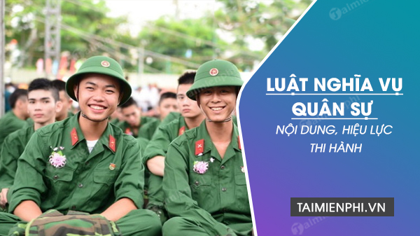 Luật Nghĩa vụ quân sự mới nhất, Luật số 78/2015/QH13 áp dụng năm 2023