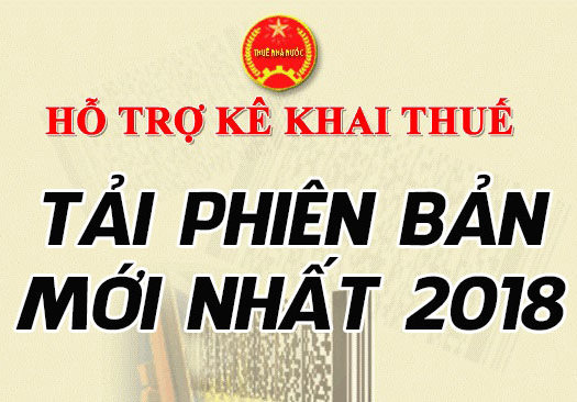 Tải HTKK mới nhất 2018 tổng cục Thuế ở đâu?