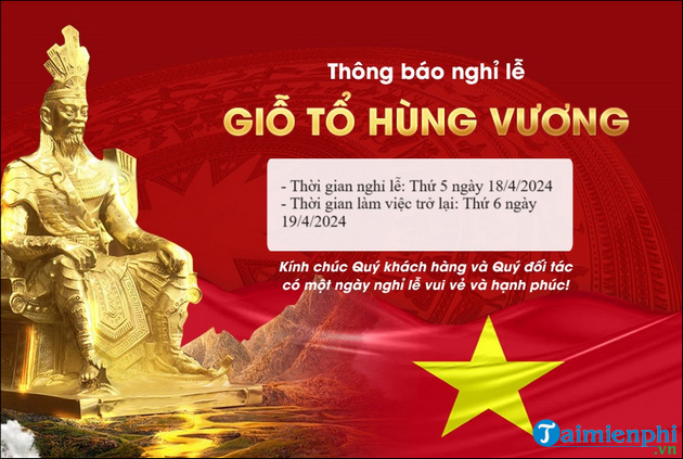 cach tao thong bao lich nghi le 10/3 gio to hung vuong 2024