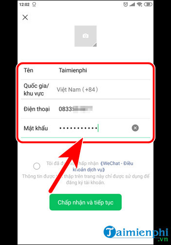 cach dang ky wechat 2