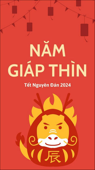 anh tet 2024 de thuong chibi