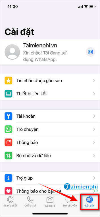 cach bat ma hoa dau cuoi sao luu whatsapp tren dien thoai