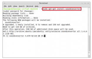 cach cai va su dung sound converter tren ubuntu linux mint