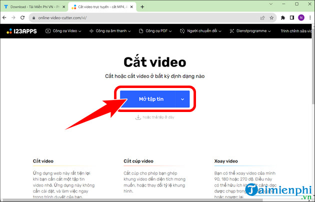 cach cat video online mien phi tren pc
