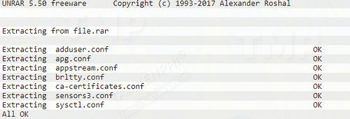 cach giai nen file rar tren linux hoac unix