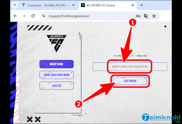 cach nhap giftcode fo4