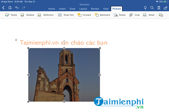 cach su dung va chinh sua file word tren iphone