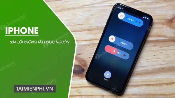 iPhone bi do khong tat nguon duoc