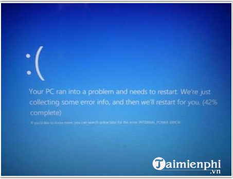 cach sua loi man hinh xanh khi reset windows 10