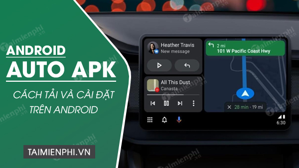 cach tai va cai dat android auto apk moi nhat