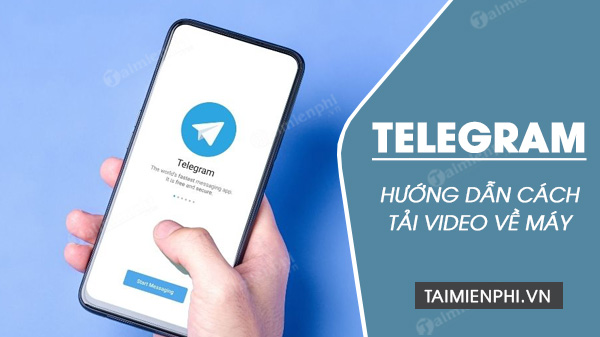 cach tai video telegram