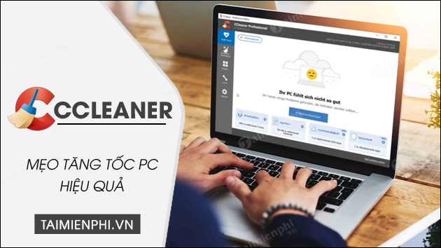 cach tang toc may tinh bang ccleaner