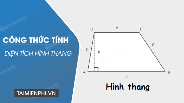 cong thuc tinh dien tich hình thang