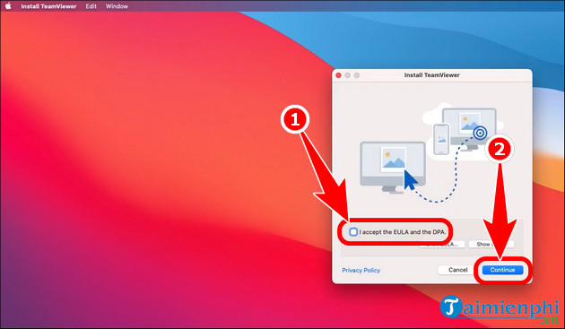 cai dat va su dung teamviewer tren macos