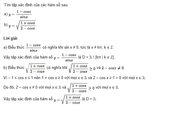 giai toan lop 11 trang 30 sach kntt tap 1 ham so luong giac