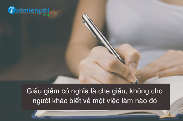 giau giem nghia la gi