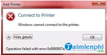 huong dan cach sua loi windows cannot connect to the printer