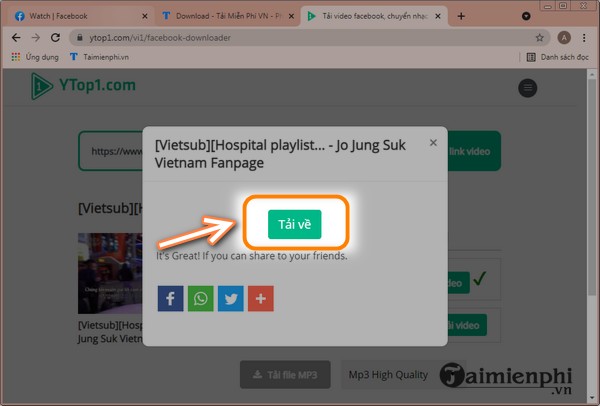 tải video fb về máy tính pc
