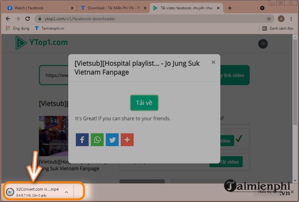 tải video fb về máy tính laptop