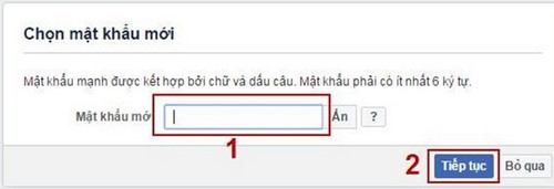 Cach lay lai mat khau Facebook tren dien thoai