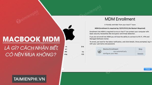 MacBook MDM la gi