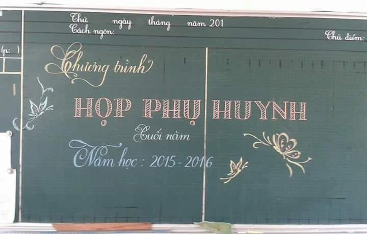 mau trang tri bang hop phu huynh 15