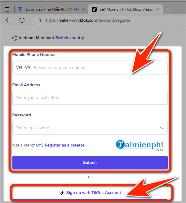 tiktok seller viet nam