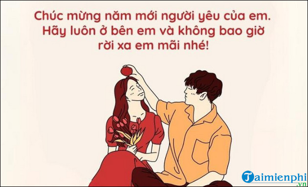 tin nhắn chúc Tết người yêu hay, ý nghĩa