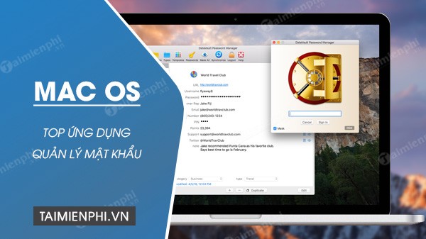 ung dung quan ly mat khau tot nhat tren Macbook