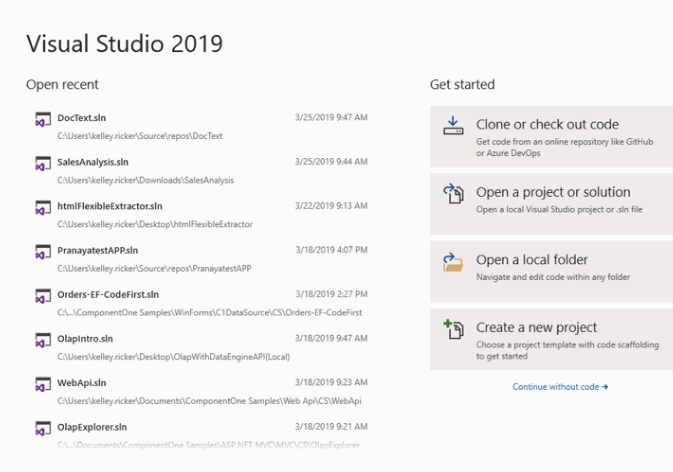 nhung diem moi trong visual studio 2019