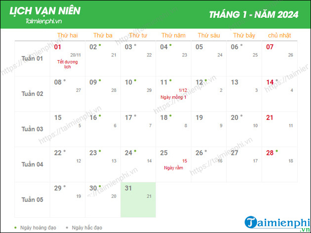 xem lich am duong 2024 hom nay ca nam ngay dep tot xau