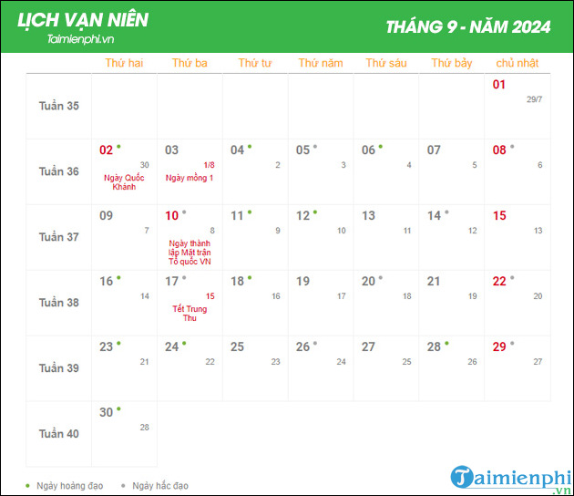 xem lich van nien 2024 thang 9